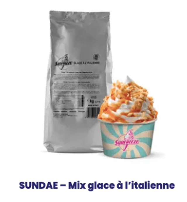 Mix glace à l&#039;italienne 